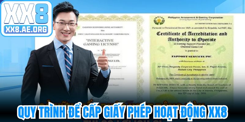 Quy trình kiểm định để cấp giấy phép hoạt động XX8